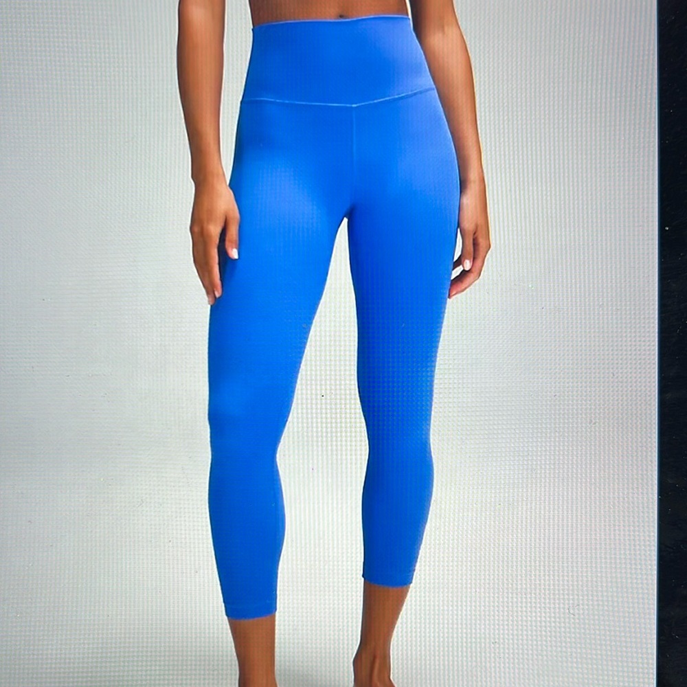 Lululemon Wunder Train High-Rise 25" - blue